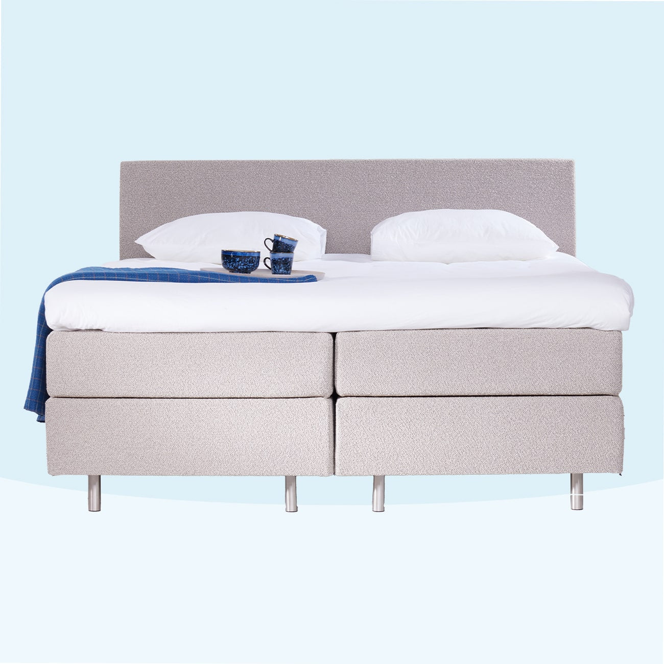 Eastborn Boxspring Oblique - Bos Bedden