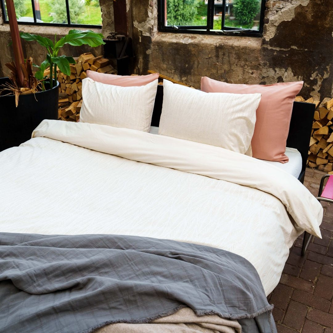 Kayori dekbedovertrek Chika Tencel – 100% katoen – naturel