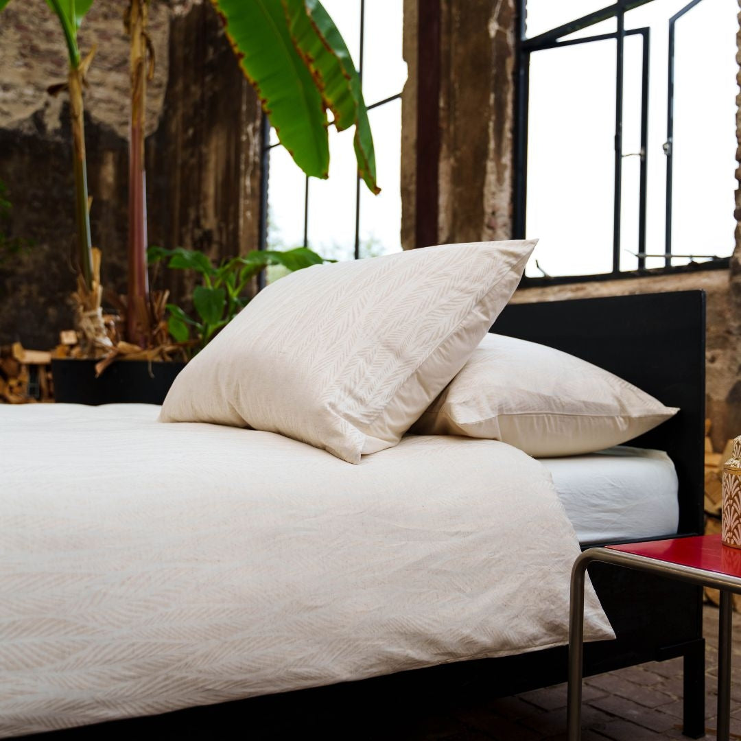 Kayori dekbedovertrek Chika Tencel – 100% katoen – naturel