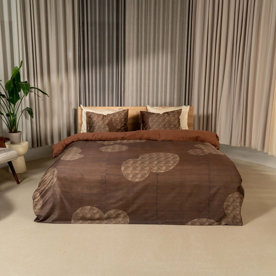 Kayori dekbedovertrek Jiro Katoensatijn – 100% katoen – 220