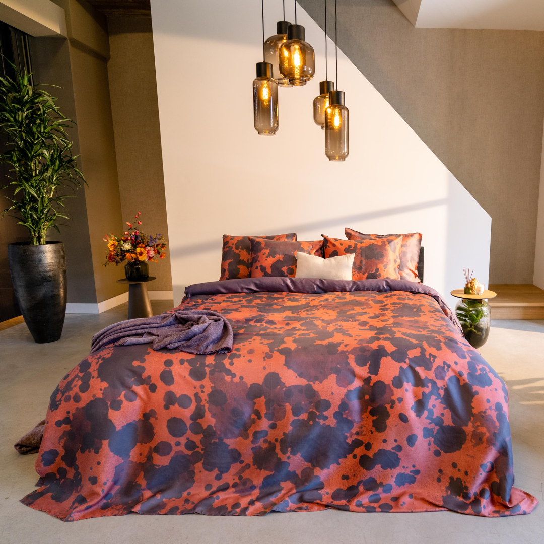 Kayori dekbedovertrek Adame Hennep – 90% tencel 10% hennep – terra