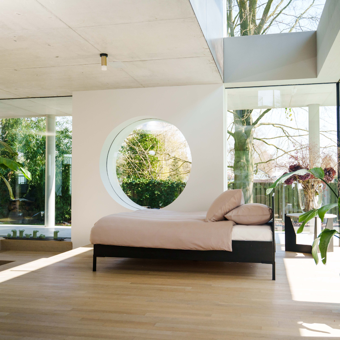 Kayori dekbedovertrek Kiyo Tencel© – 100% tencel – taupe