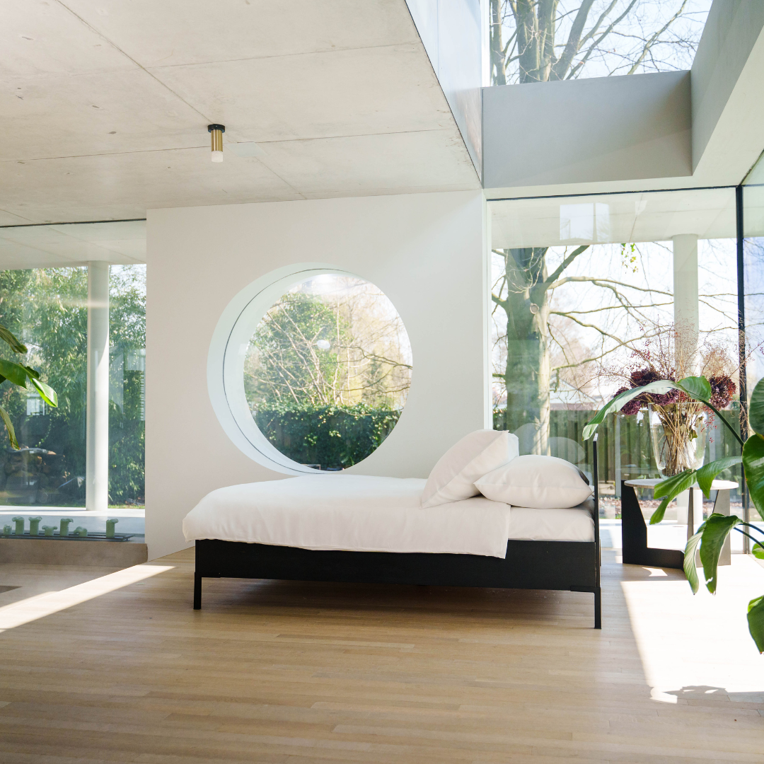 Kayori dekbedovertrek Kiyo Tencel© – 100% tencel – wit