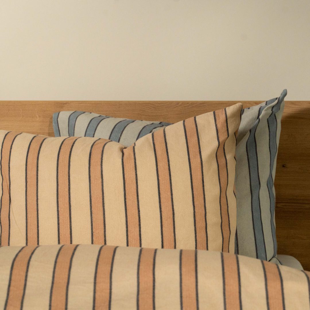 Kayori dekbedovertrek Mala Flanel – 100% katoen – zand