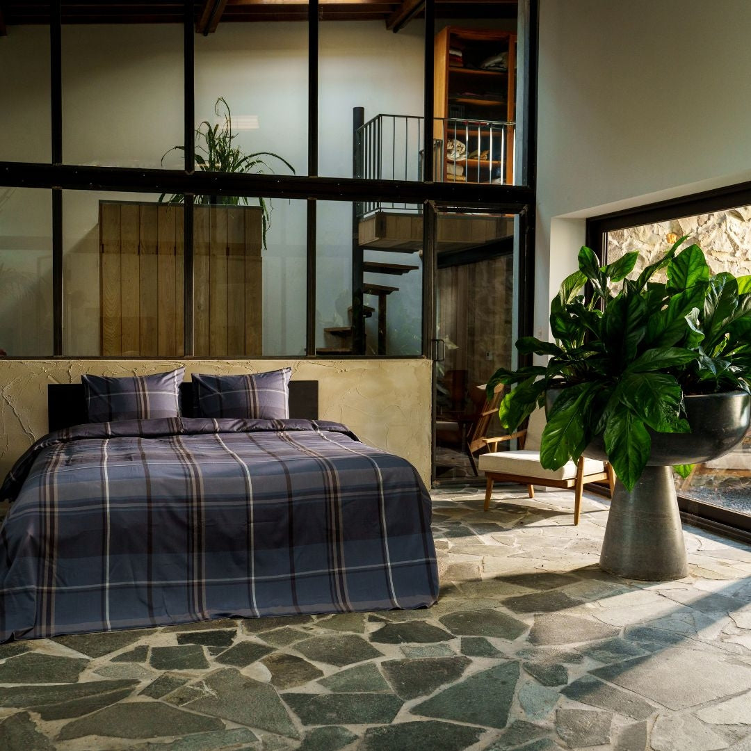 Kayori dekbedovertrek Mondo Tencel© – 100% tencel – antraciet