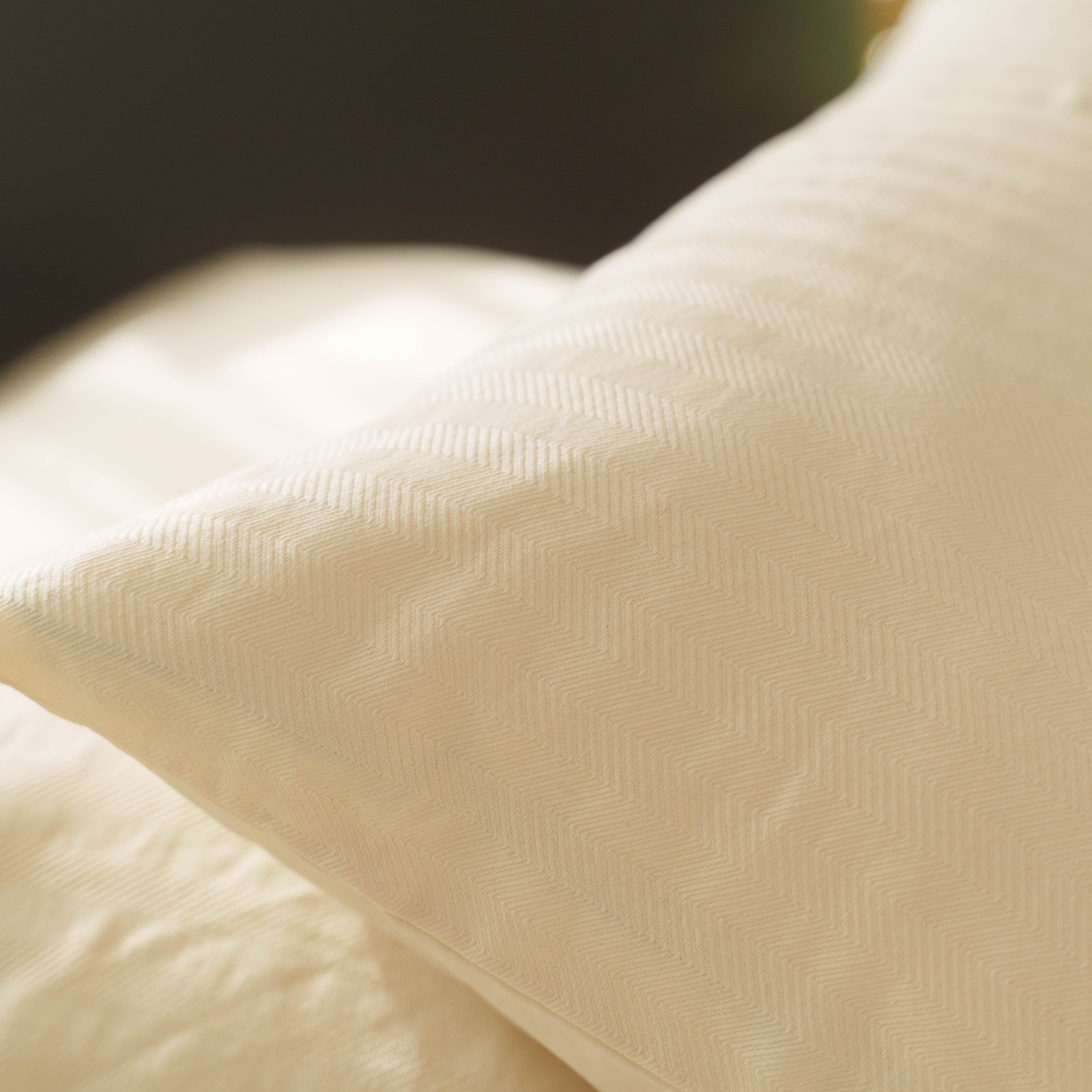 Kayori dekbedovertrek Nani Linnen – mix van linnen en katoen – offwhite