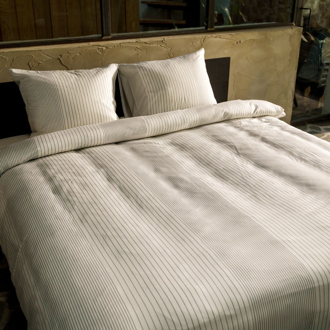 Kayori dekbedovertrek Sao Tencel© – 100% tencel – grijs