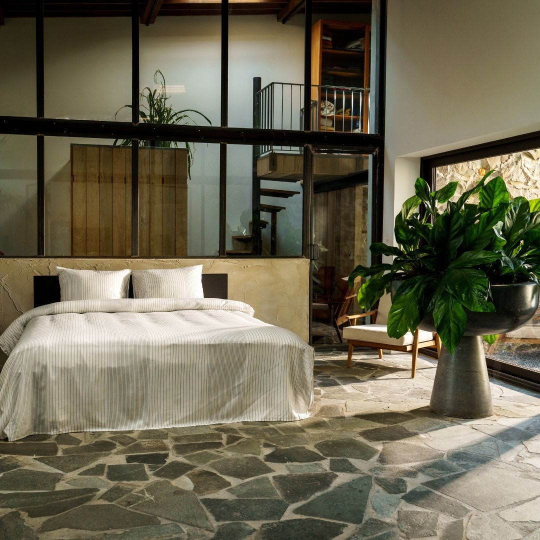 Kayori dekbedovertrek Sao Tencel© – 100% tencel – grijs