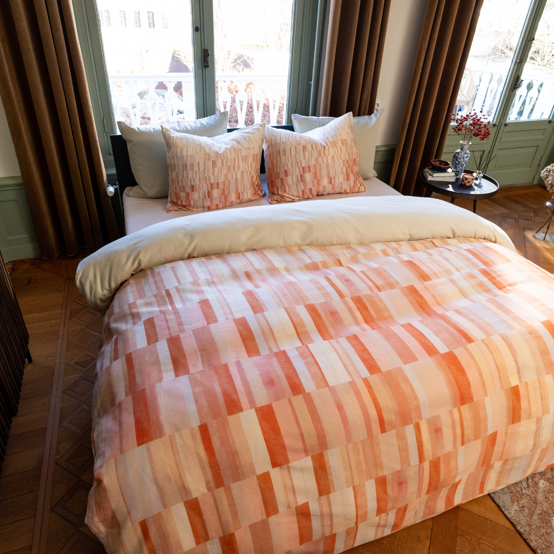 Kayori dekbedovertrek Seki Katoensatijn – 100% katoen – 220