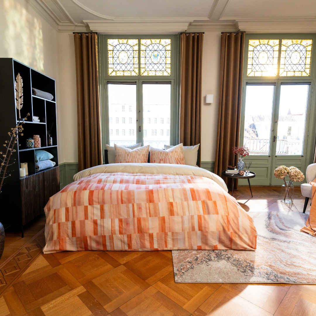 Kayori dekbedovertrek Seki Katoensatijn – 100% katoen – 220