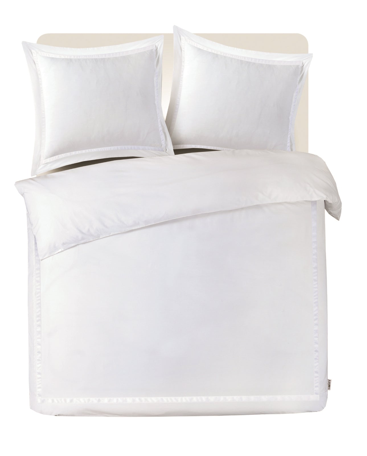 Kayori dekbedovertrek Yamato Katoenperkal – 100% katoen – wit