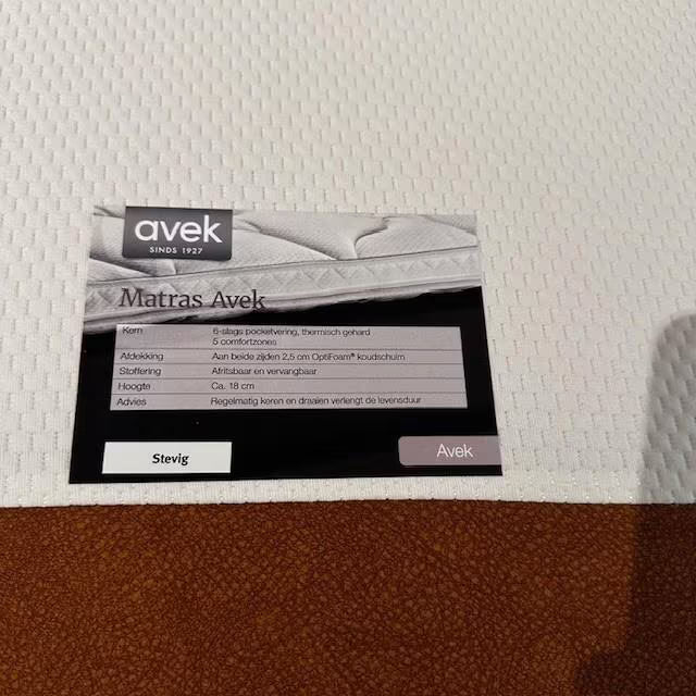 Avek Ninety Boxspring - 180x210cm (Nijverdal)