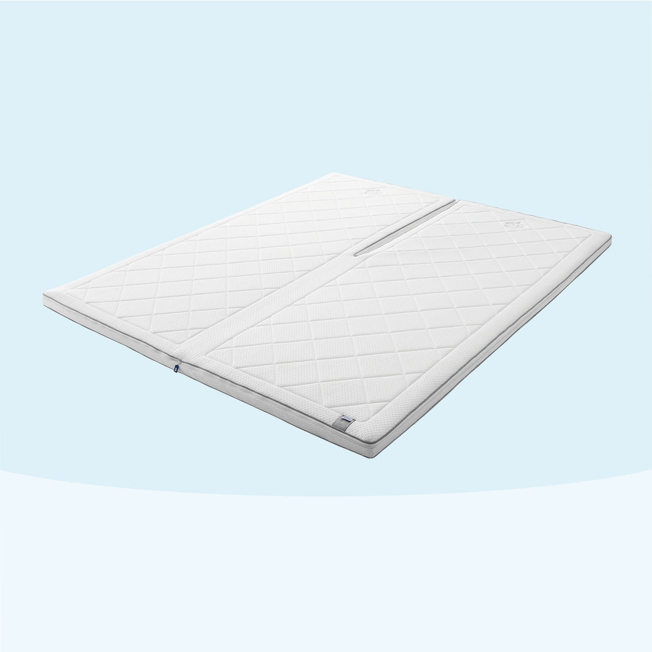 Auping Deluxe split topper 2 - Bos Bedden