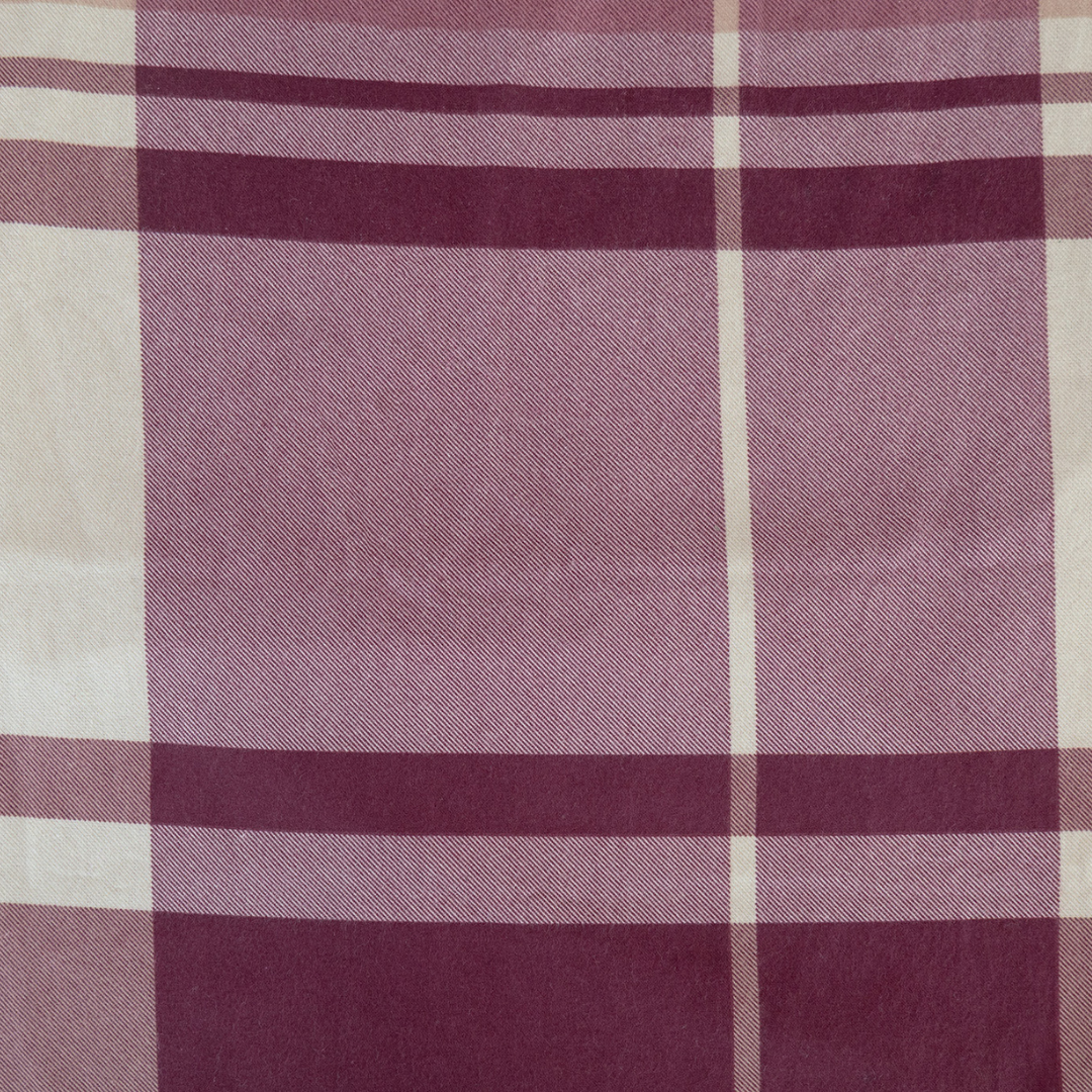 Kayori dekbedovertrek Anya – flanel – burgundy
