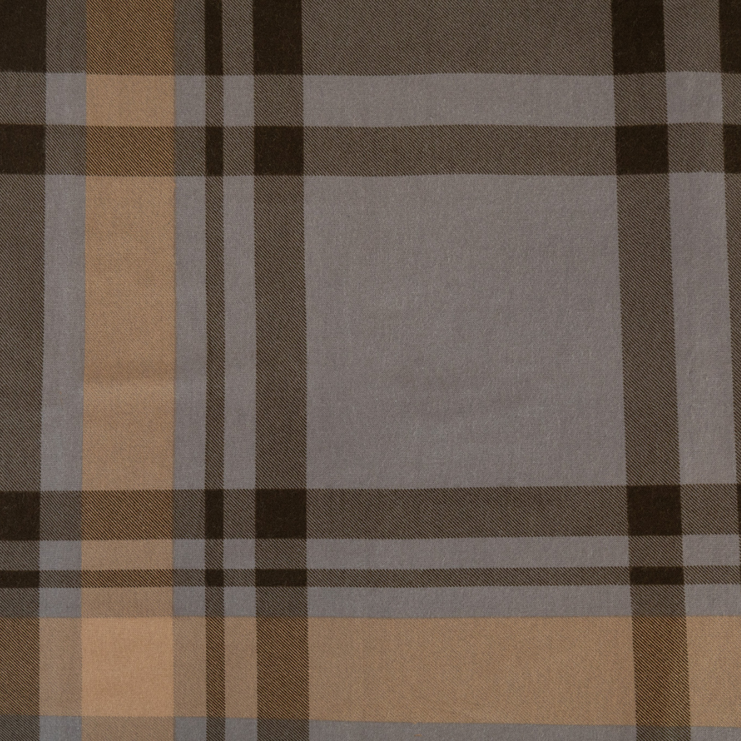 Kayori dekbedovertrek Anya – flanel – taupe