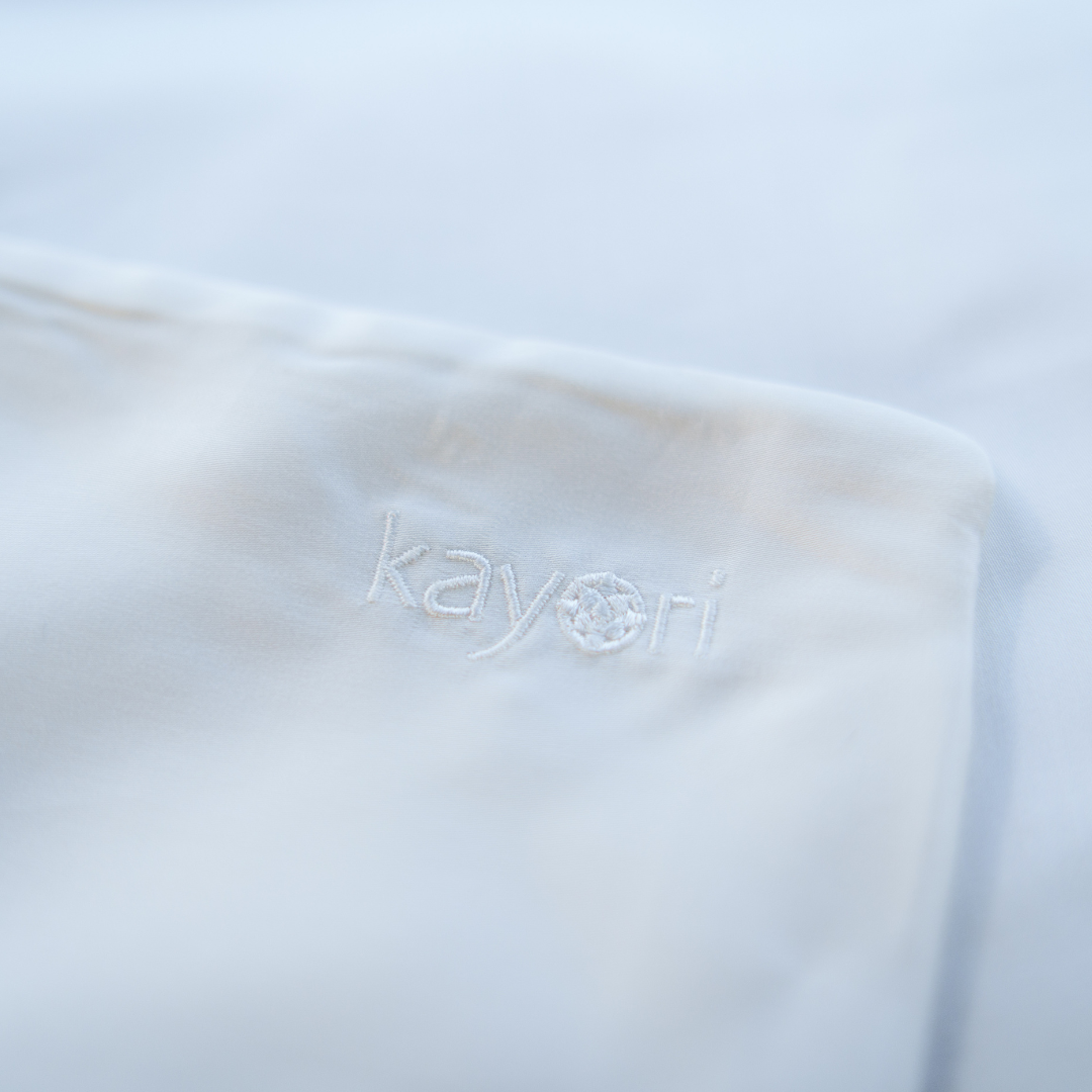 Kayori dekbedovertrek Daiki – 100% tencel – offwhite
