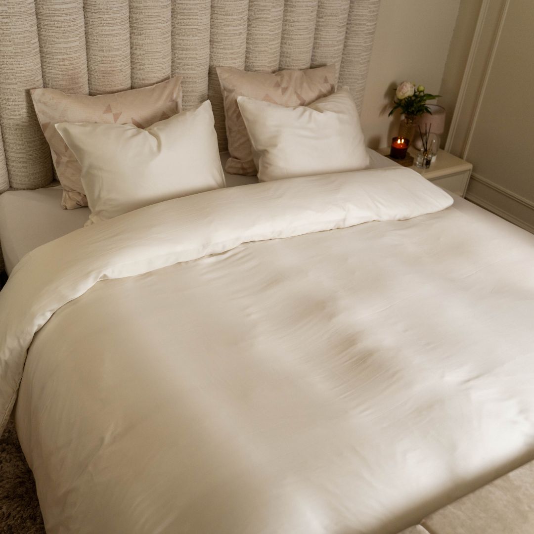 Kayori dekbedovertrek Daisy X Blair – tencel – offwhite