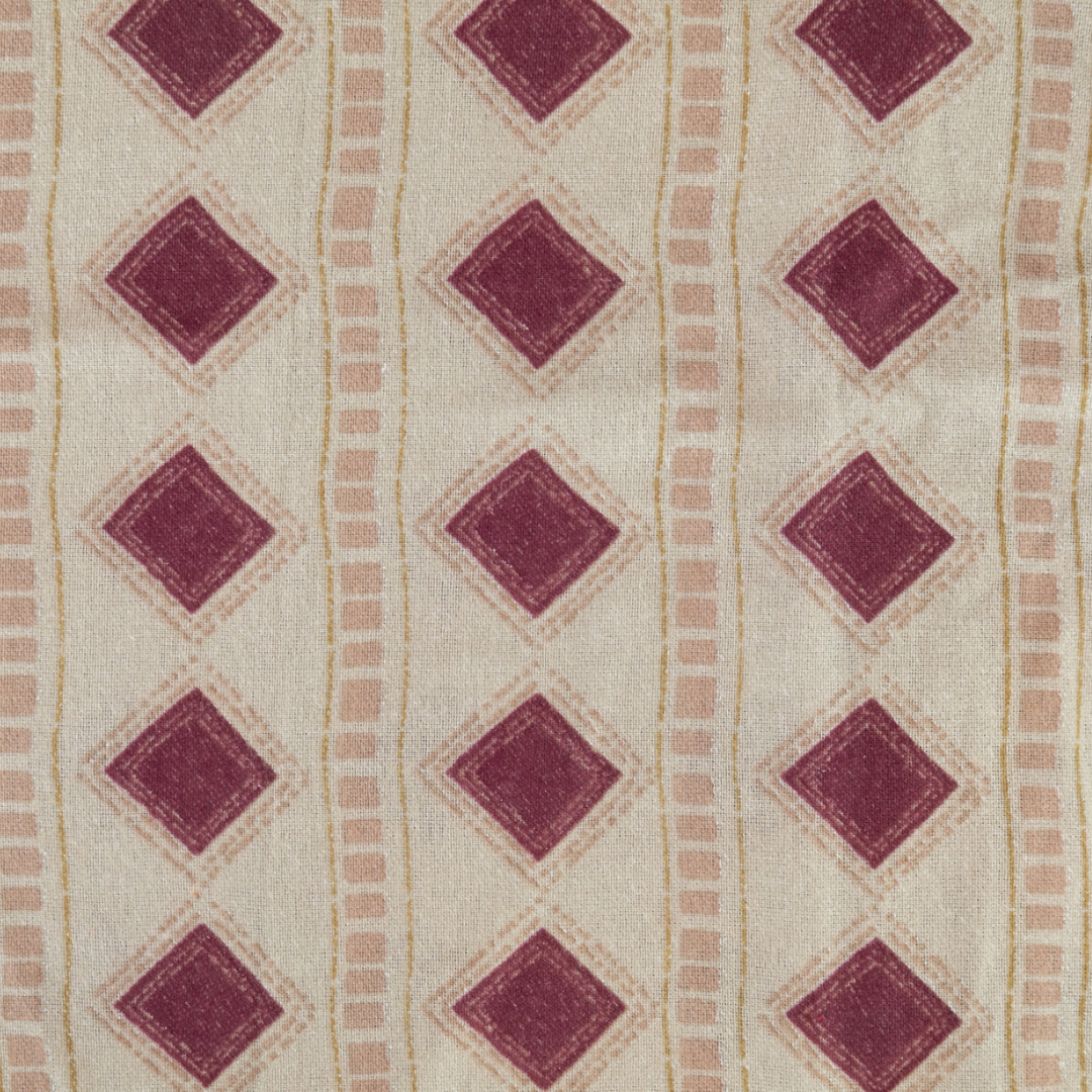 Kayori dekbedovertrek Figo – flanel – burgundy