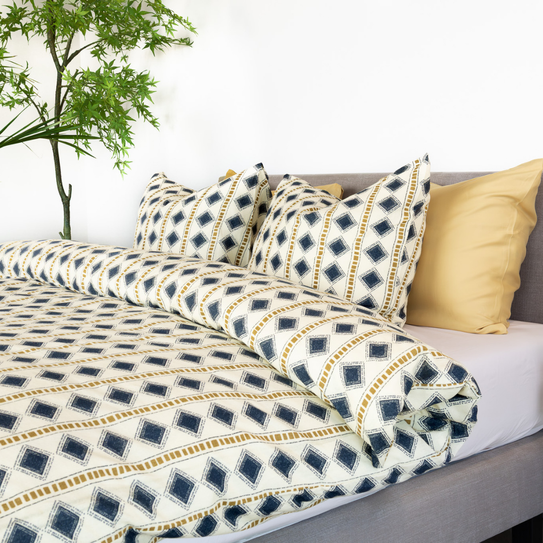Kayori dekbedovertrek Figo – flanel – offwhite