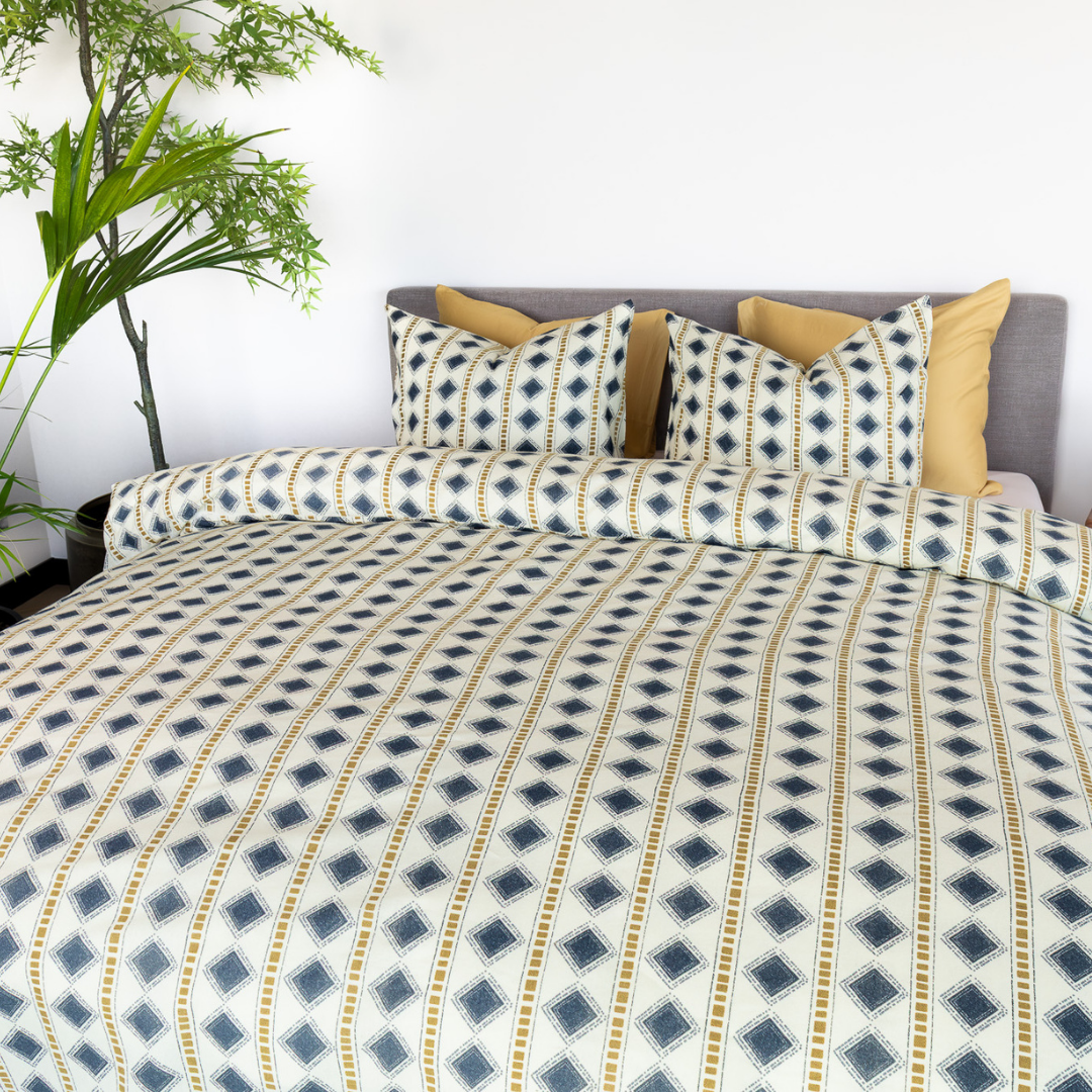 Kayori dekbedovertrek Figo – flanel – offwhite