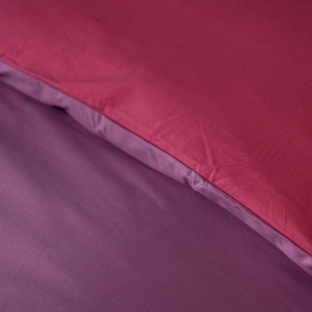 Kayori dekbedovertrek Finntage X Color Clash – perkal – pink