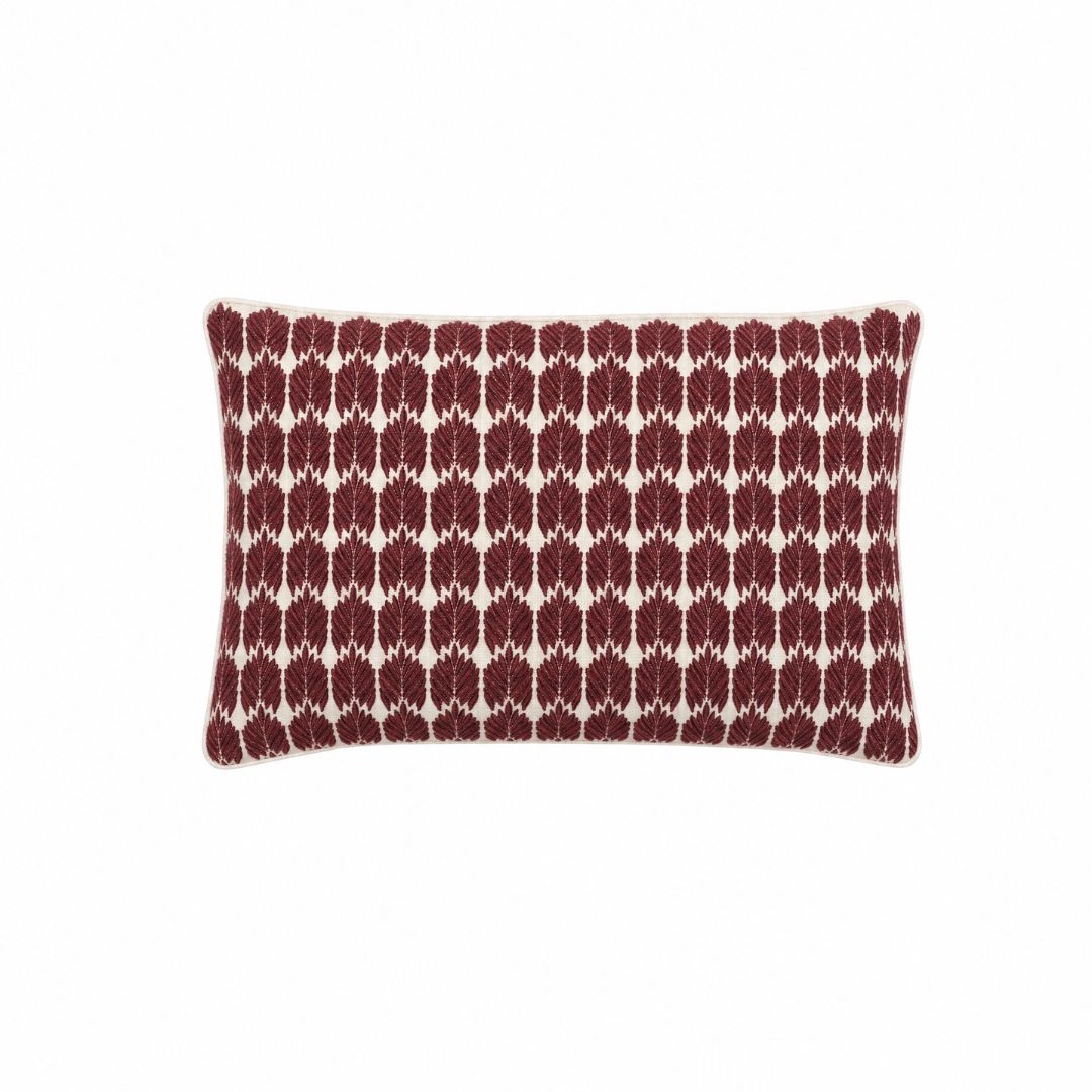 Kayori kussensloop Finntage X LEAF – linnen – rood
