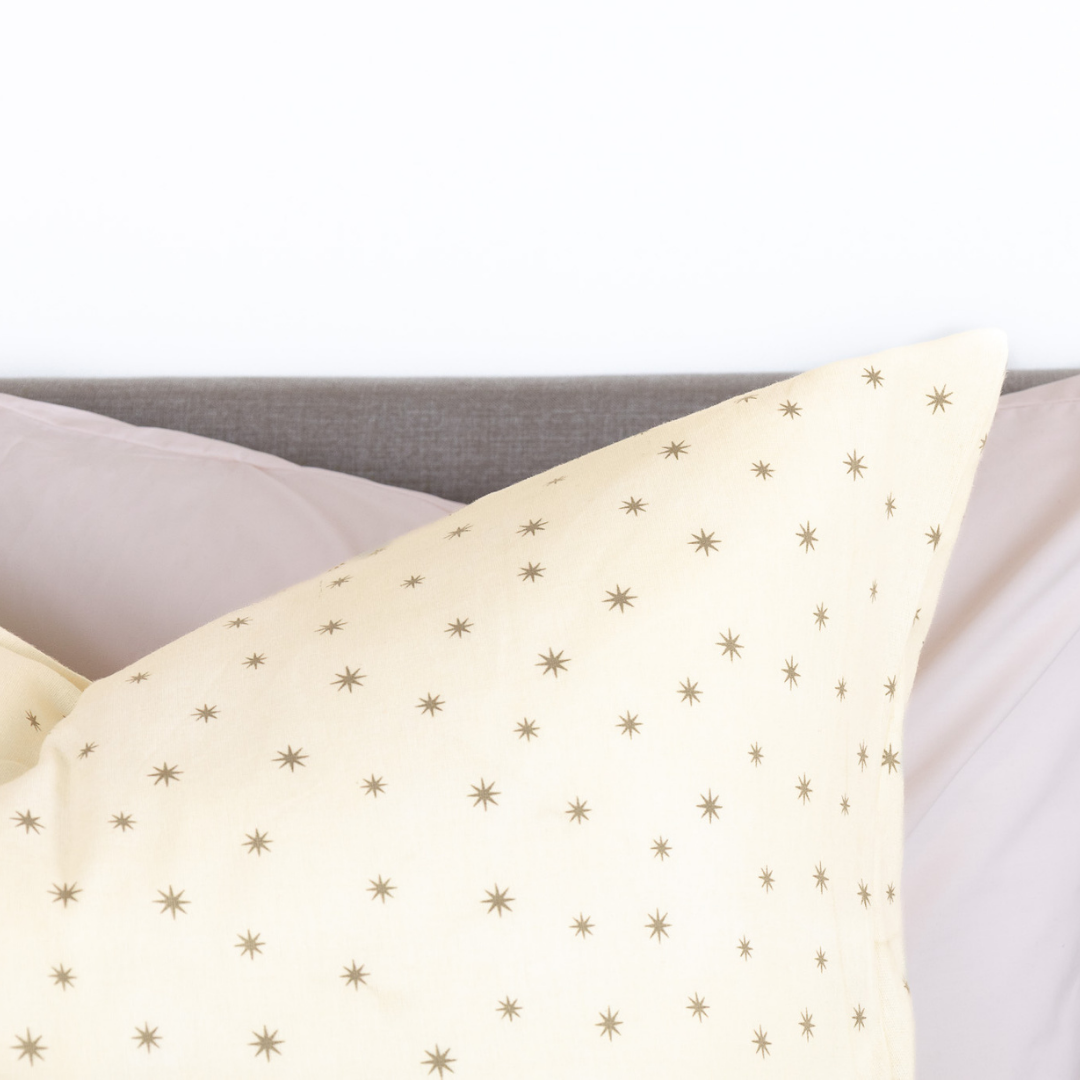 Kayori dekbedovertrek Hoshi – flanel – offwhite