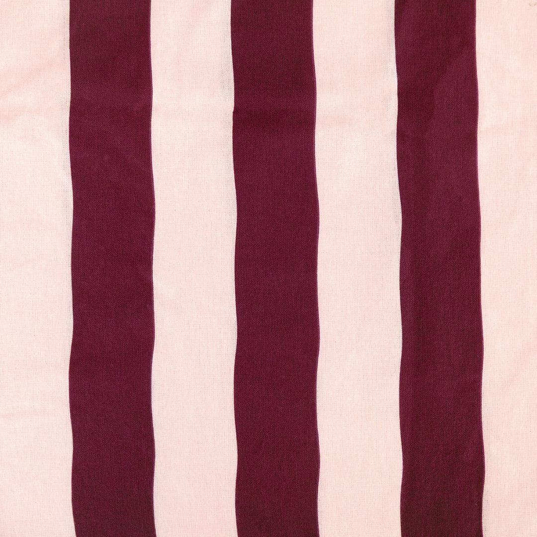 Kayori dekbedovertrek Jula – flanel – burgundy