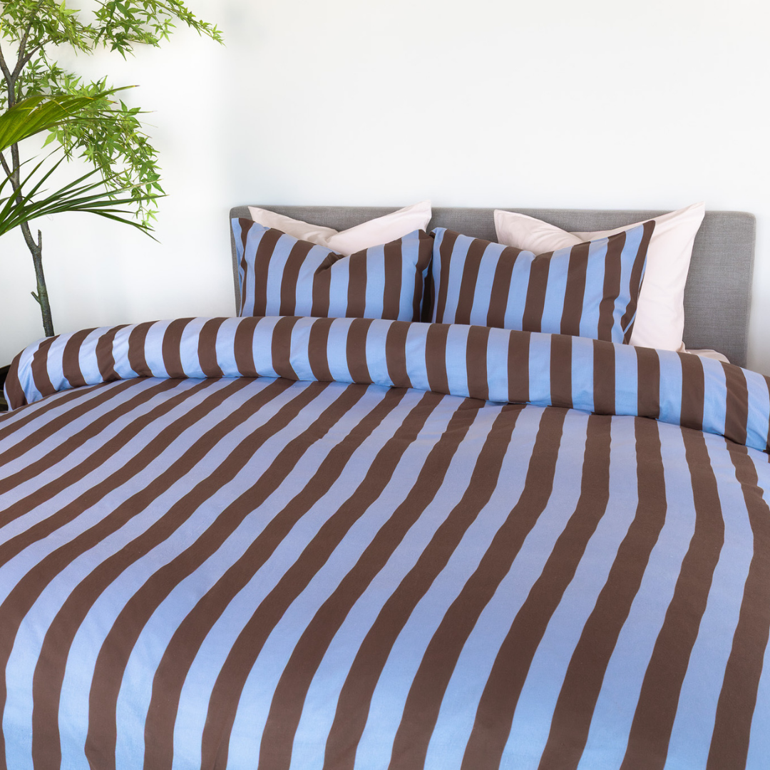 Kayori dekbedovertrek Jula – flanel – chocolade