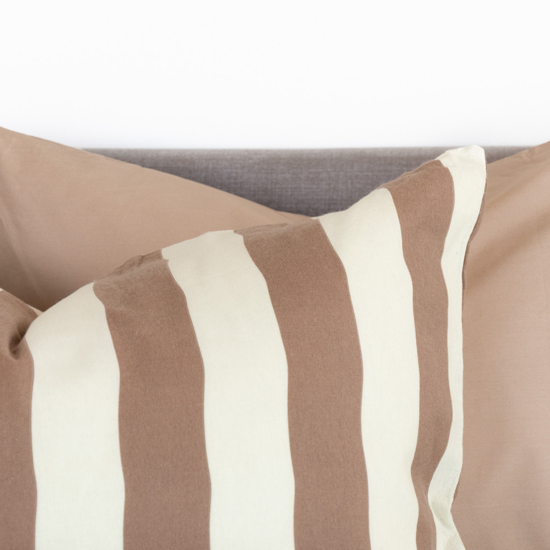 Kayori dekbedovertrek Jula – flanel – taupe