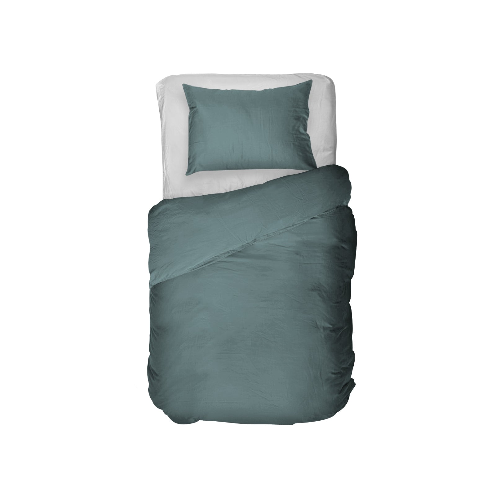 Kayori dekbedovertrek Kiyo Tencel© – 100% tencel – petrol