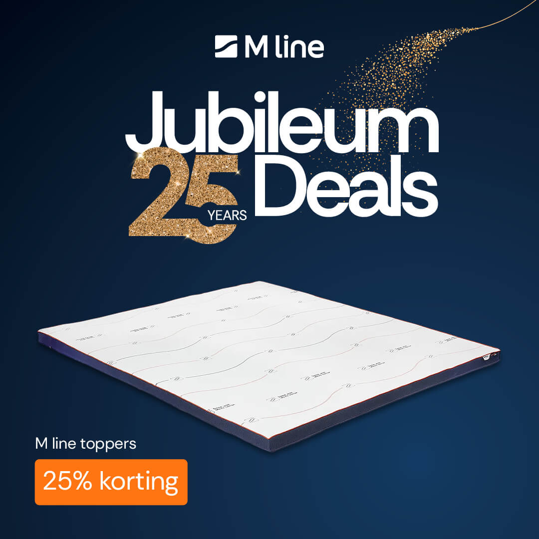 M line Jubileum Deals – 25% korting op toppers