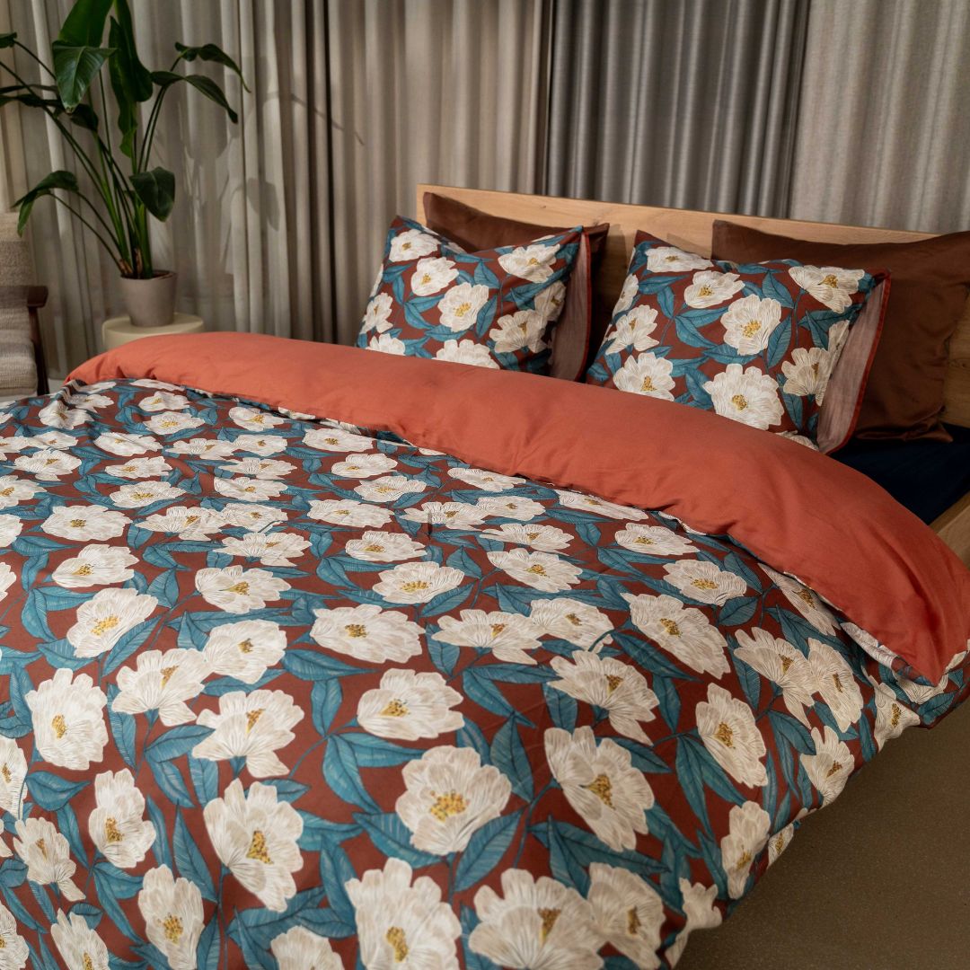 Kayori dekbedovertrek Makoto Katoensatijn – 100% katoen – 220