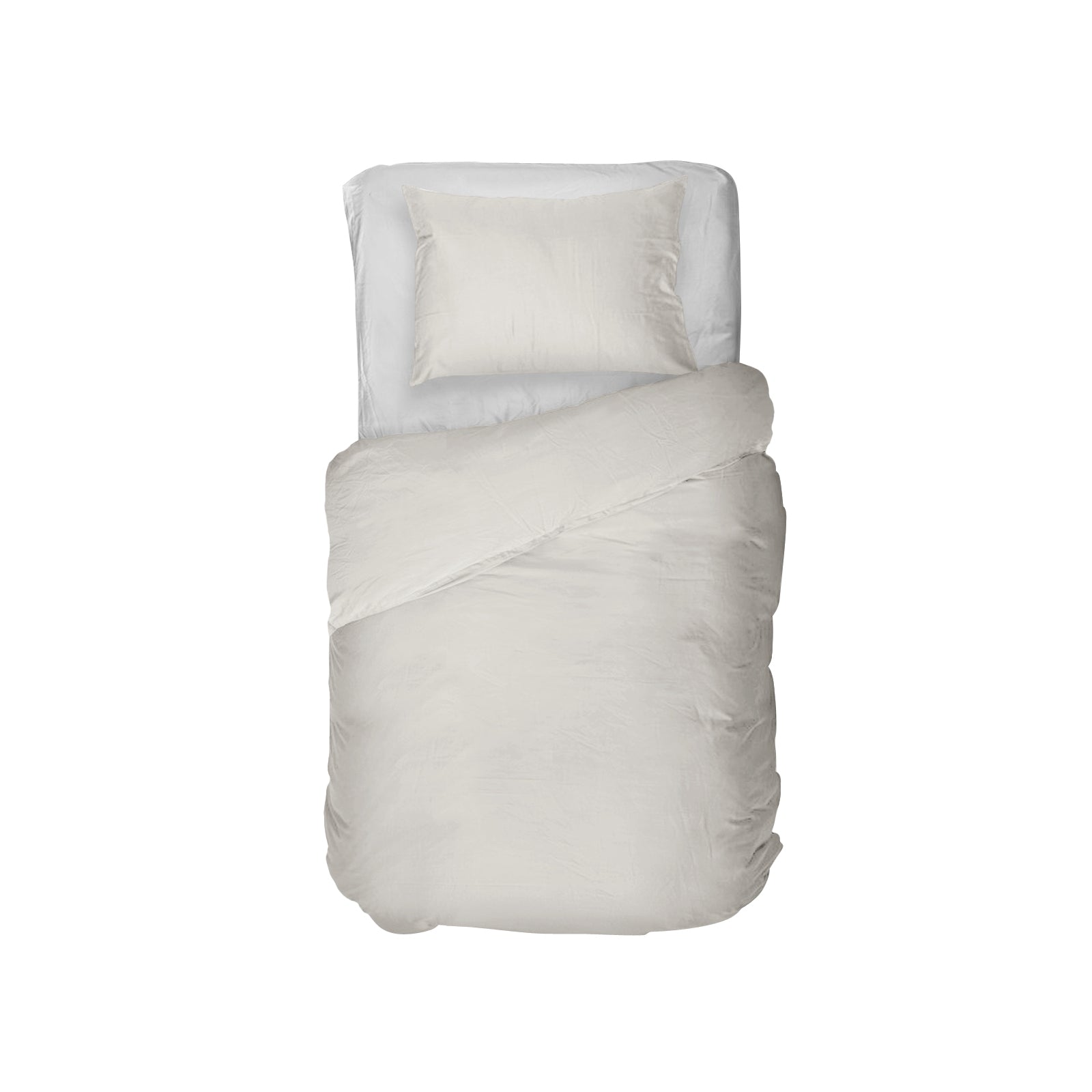 Kayori dekbedovertrek Naka Katoen – 100% katoen – offwhite