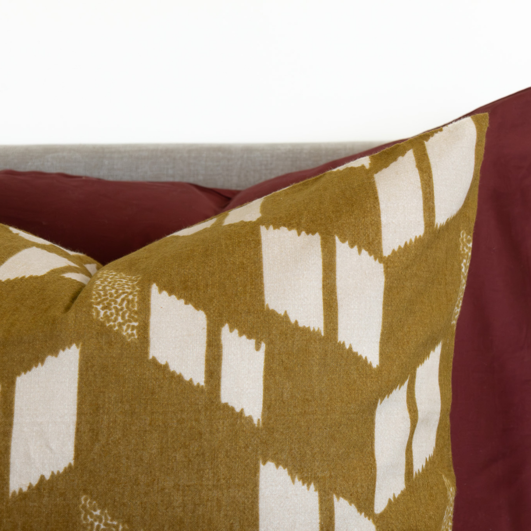 Kayori dekbedovertrek Rina – flanel – goud