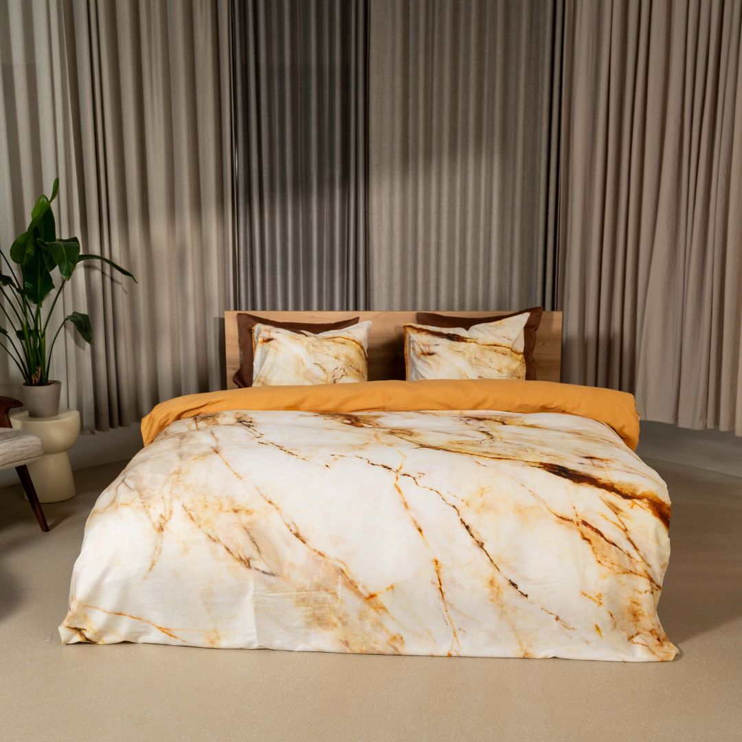 Kayori dekbedovertrek Sayana Katoensatijn – 100% katoen – 220