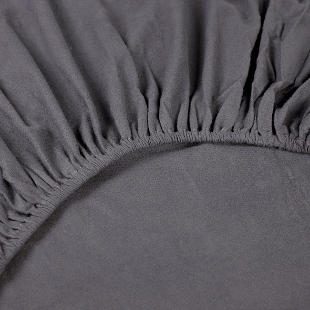 Kayori dekbedovertrek Showa HSL Flanel – mix van flanel en katoen – antraciet